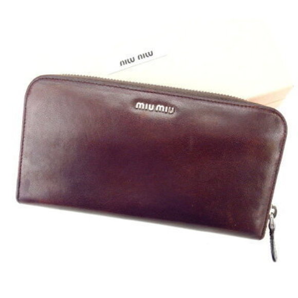 Miu Miu long Wallet purple accessory - Picture 1 of 6